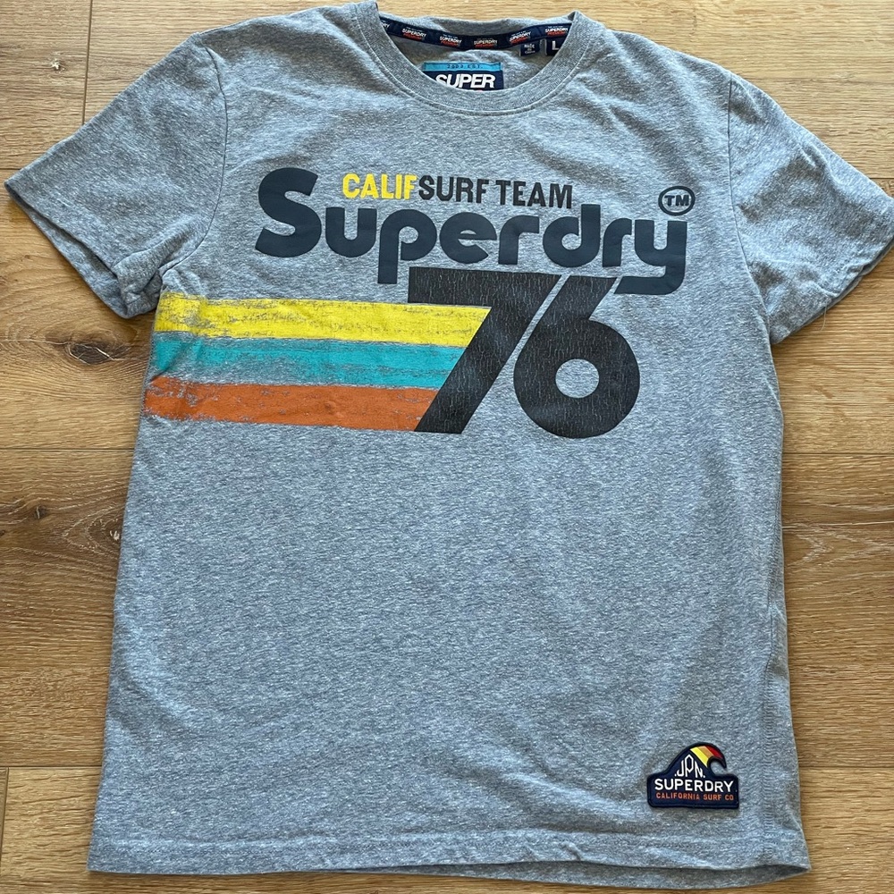 Superdry Men’s Cali Surf Team short sleeve t-shirt Size Large